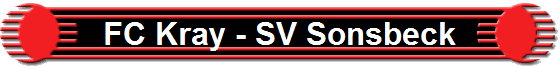 FC Kray - SV Sonsbeck